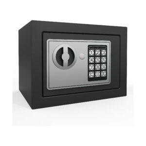 DLC metal electronic security box with one-year warranty